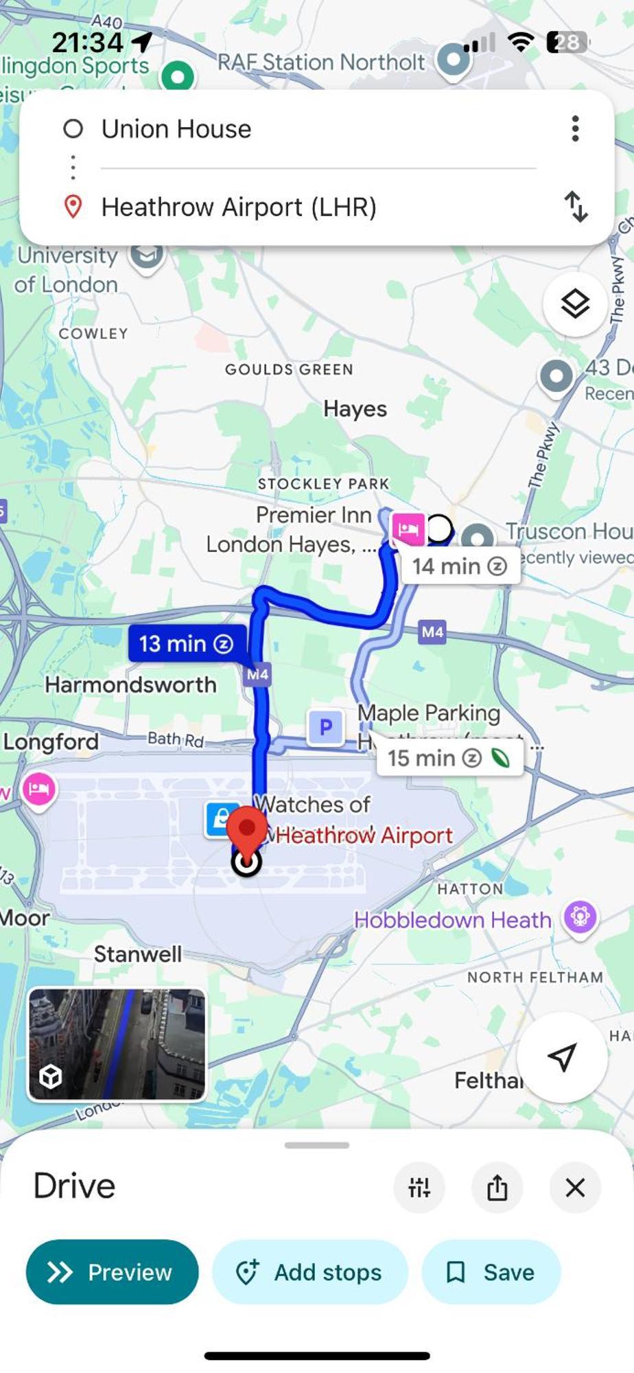 London Heathrow - & Harlington Hayes (Greater London)